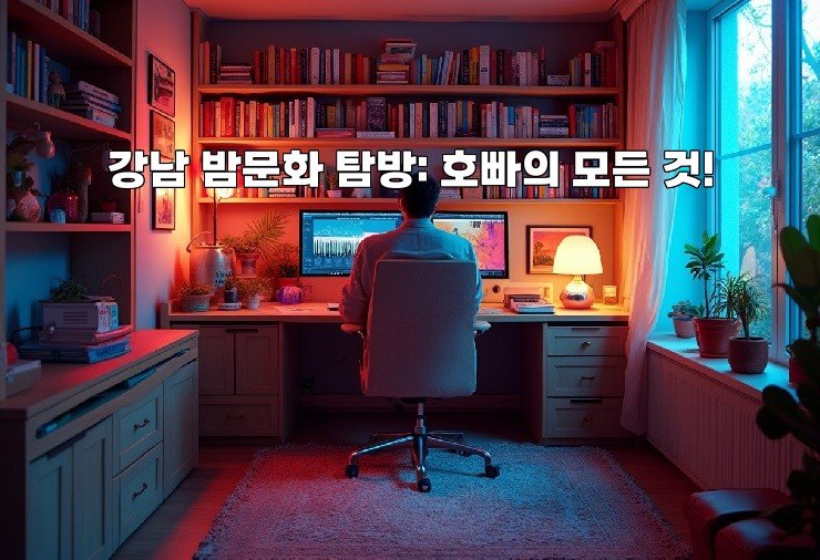 강남 밤문화 탐방: 호빠의 모든 것!